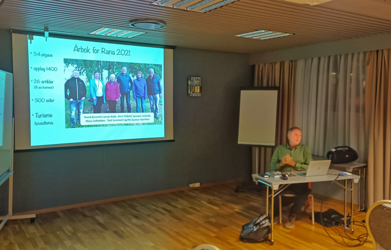 Årbok for Rana, presentert av Klaus Solbakken